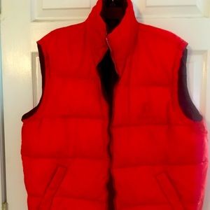 Vest reversible red/Black